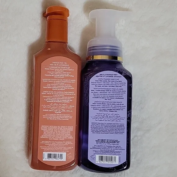 GENTLE GEL HAND SOAP & GENTLE FOAMING HAND SOAP BY BATH & BODY WORKS. - Picture 4 of 4